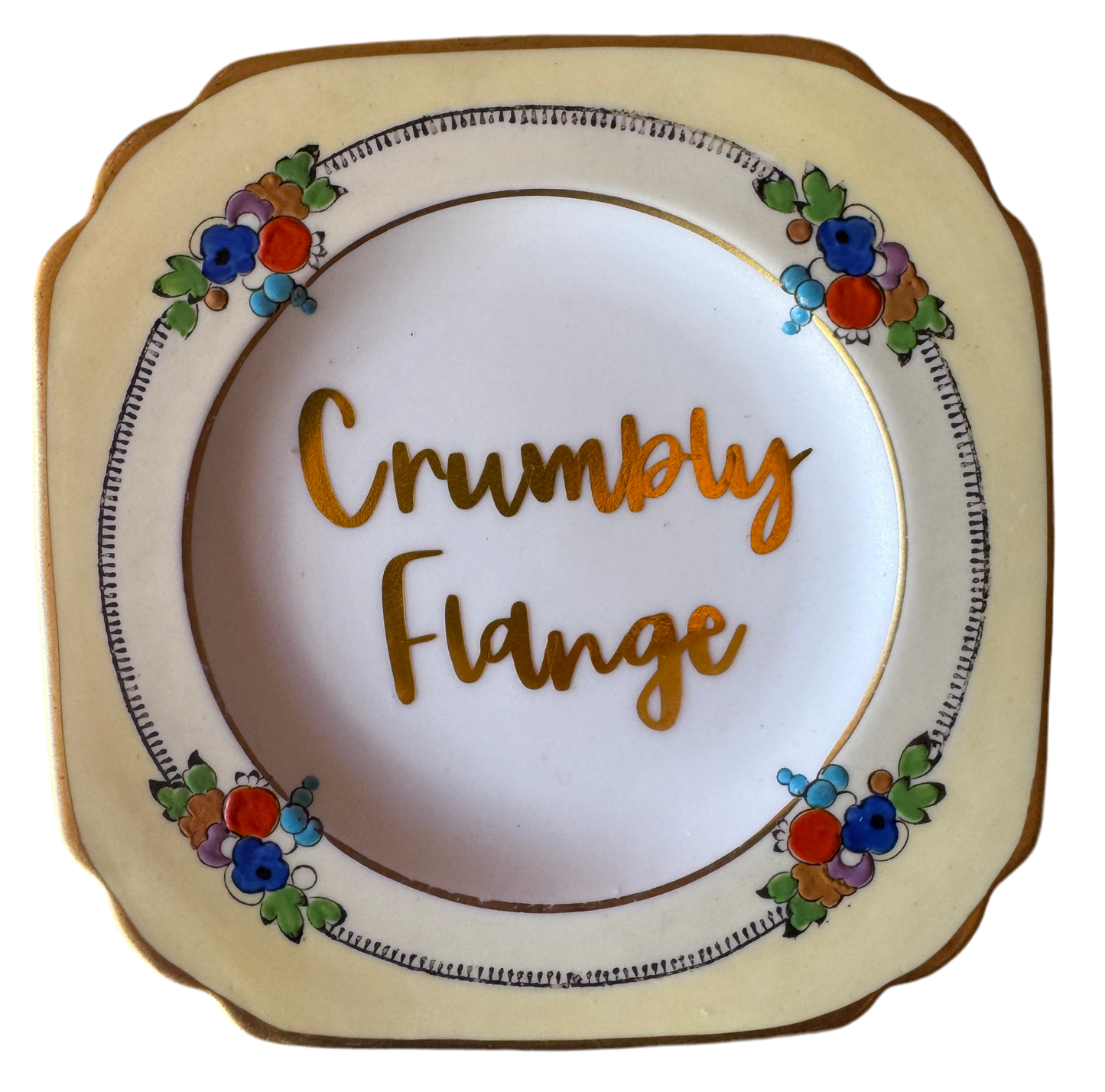 Crumbly Flange Tea Plate