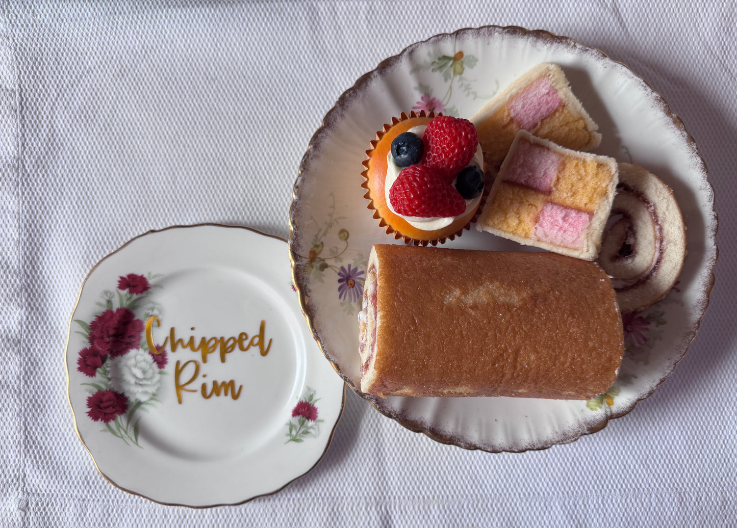 Chipped Rim Tea Plate