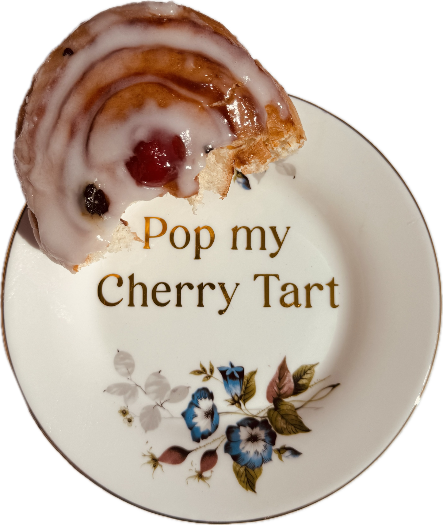 Pop my Cherry Tart Tea Plate